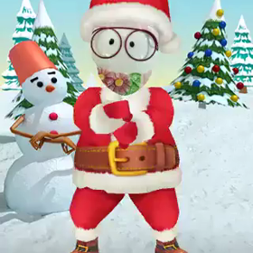 愉快なサンタ。の画像