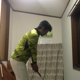 本日のゴルフスイングの画像