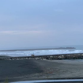 5月15日千葉北、東浪見の朝の波の画像