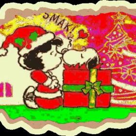 キラキラスヌーピー✴クリスマス スヌーピー動画 その③❄の画像