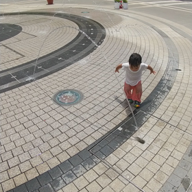 観光客のいない海洋博公園。の画像