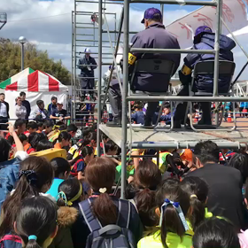 多摩湖駅伝小学生の部スタートの画像