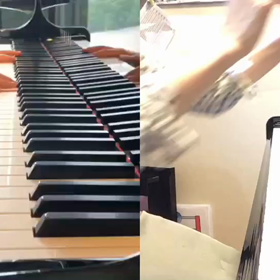 ”リモート連弾「無邪気な思い出」"ブルグミュラーでお国めぐり"より ～東大和市ピアノ～”の画像