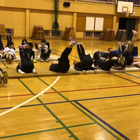 川越小練習 体幹トレーニング ②の画像