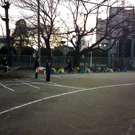 川越小練習1000m①の画像