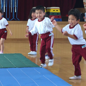 一歩体育参観の画像