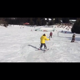 瑞穂ハイランドスキー場にてスキーデビューの画像