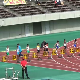 福原悠斗くん ６年男子100m準優勝の画像