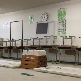 綺麗にとび箱を跳ぼう❗️の画像