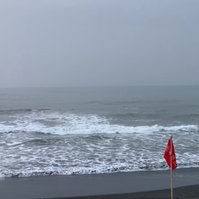 3月31日千葉北、東浪見の朝の波の画像