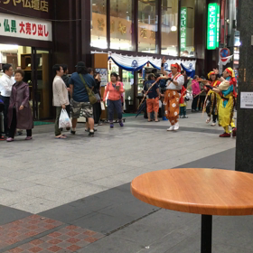 博多どんたく 雨なので、中洲川端。の画像