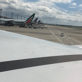 飛行機が飛ぶ時Gがかかるのがドキドキするの画像