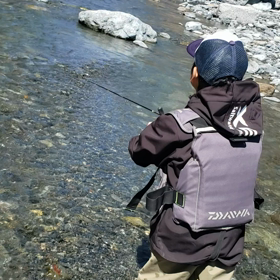 渓流のミノーイングの画像