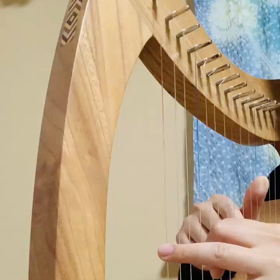 国産材ハープ演奏「テルーの唄」の画像