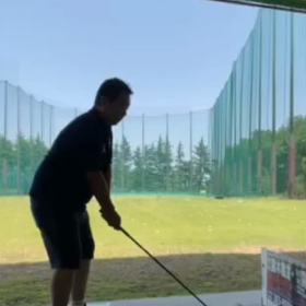 コースボールでの練習は疲れる(笑)の画像