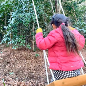 山でブランコ！の画像