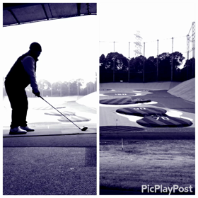 雪混じりの練習場(笑)の画像