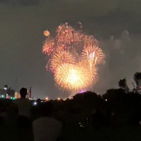 多摩川花火大会の画像
