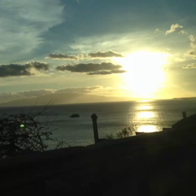 Mauiの夕陽の画像
