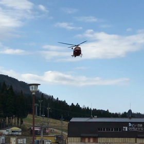 防災ヘリコプター 訓練の画像