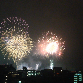 花火大会(⌒▽⌒)の画像