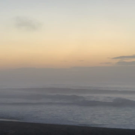 8月5日千葉北、東浪見の朝の波の画像