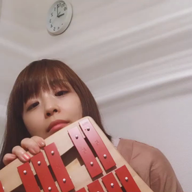 鉄琴訓練中の画像