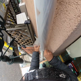 雨の日の養生の画像