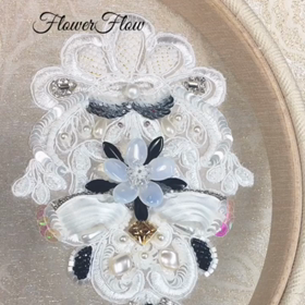 刺繍ブレードの上にビーズ刺繍3の画像