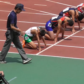 ５年男子100m予選の画像