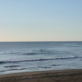 5月3日千葉北、東浪見の朝の波の画像