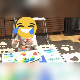 はじめての積み木の画像