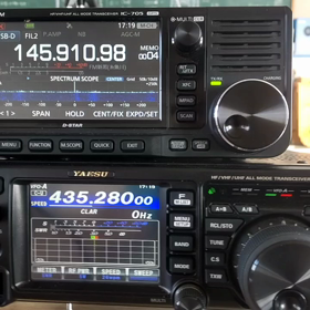 サテライト用のリグを検証の画像