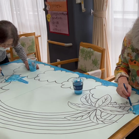 塗り絵職人の画像