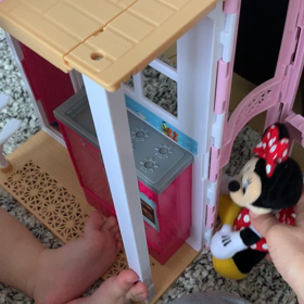 1歳児との遊びの画像