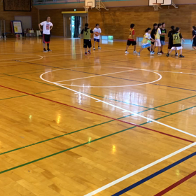 今日のバスケ合同練習(20190706)の画像