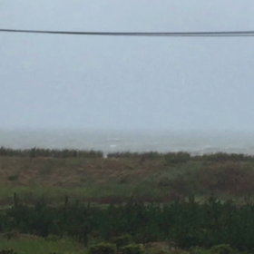 9月23日千葉北、東浪見の朝の波の画像