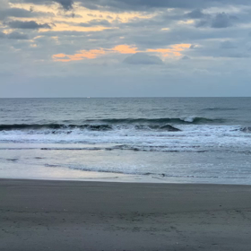 11月18日千葉北、東浪見の朝の波の画像