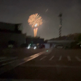 国際会館の花火の画像