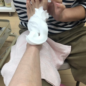 もこもこ泡で気持ち良い！フットメニューの醍醐味♡鹿沼市ネイルサロン　サロンドティンクスの画像