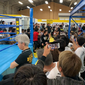 龍二ジムRISE戦の画像