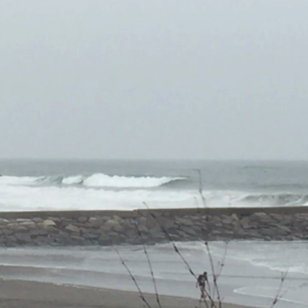 6月20日千葉北、東浪見の朝の波の画像