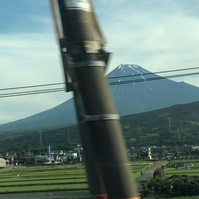 兵庫へ。６月17日朝の富士山の画像