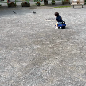 息子もモーニングセット完食♪の画像