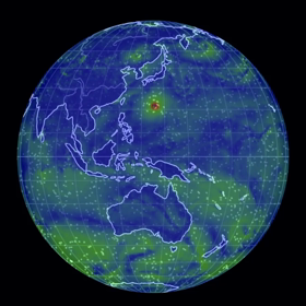 過去最強！台風10号デカいぞ！気圧を見てみた！の画像