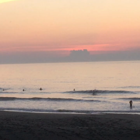 7月22日千葉北、東浪見の朝の波の画像