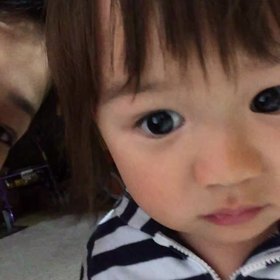 初good morning to Dada!の画像