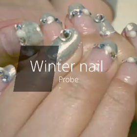 winterネイル動画の画像