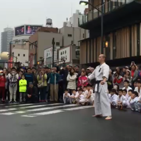 雷門通りいこいの広場2016 演武の画像