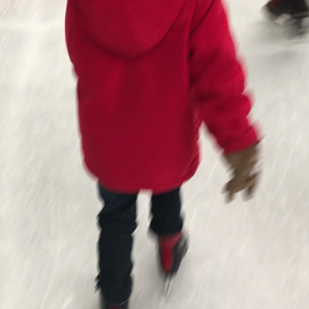 初スケートの画像